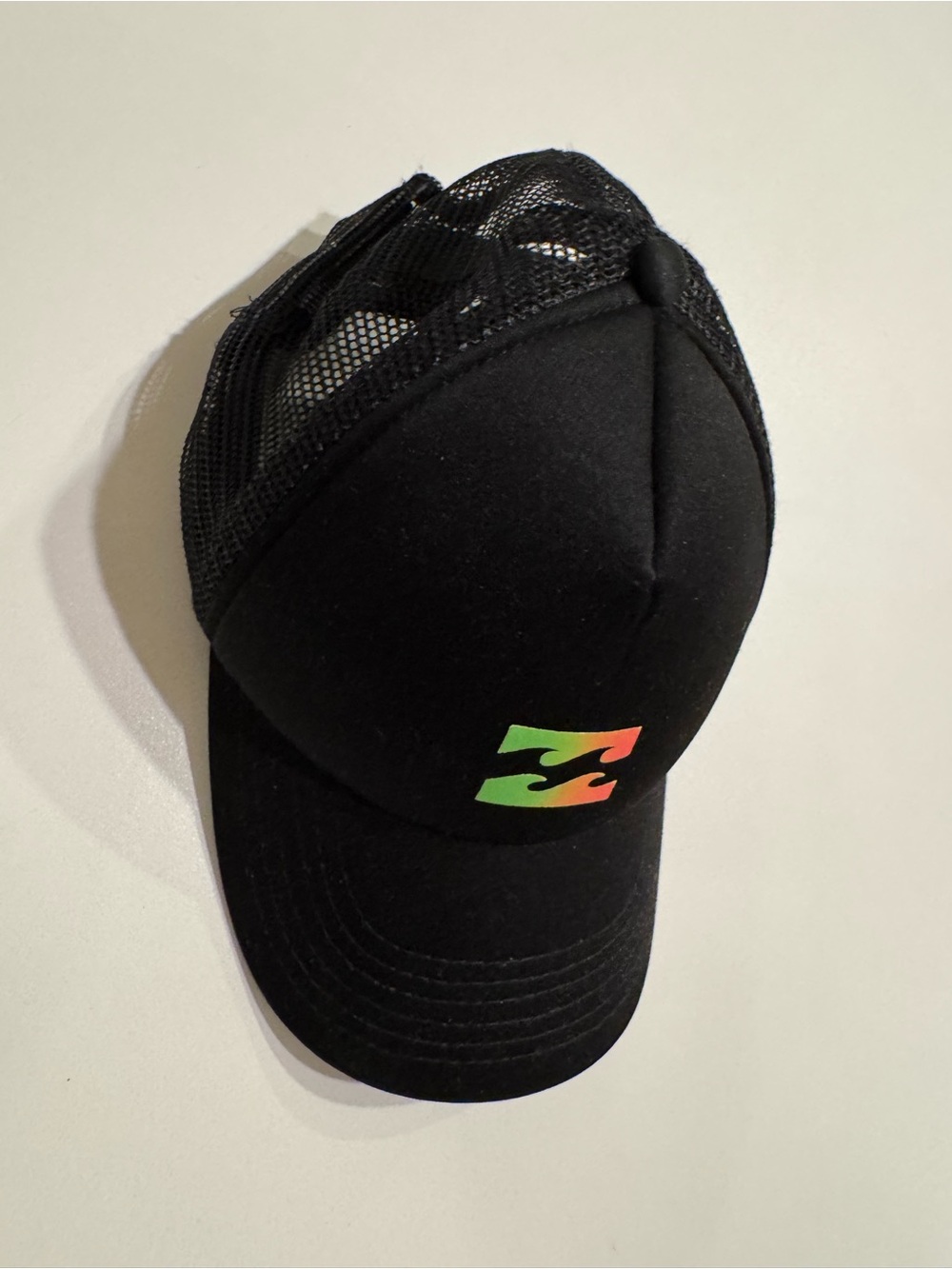 Billabong Black Mesh Trucker Young Kid Sized Hat